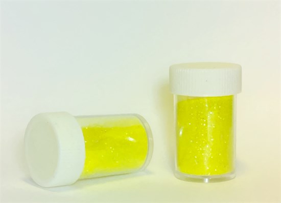 Глиттер желтый PN неоновый 0,2 мм 10г - фото 5380